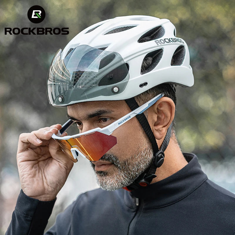 ROCKBROS Cycling Helmet Lightweight Integrated Safety Helmet