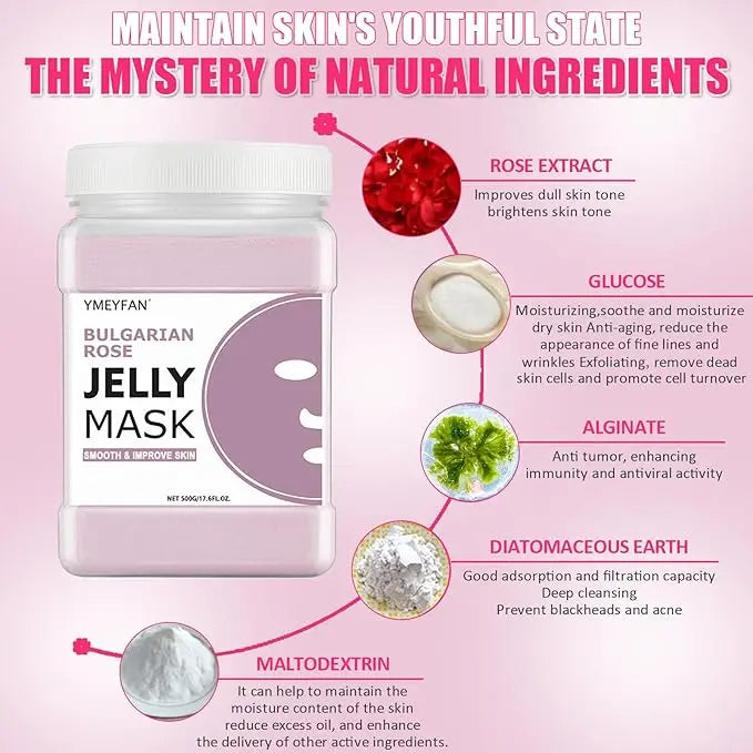 YMEYFAN Jelly Face Mask Powder For Facial Treatments