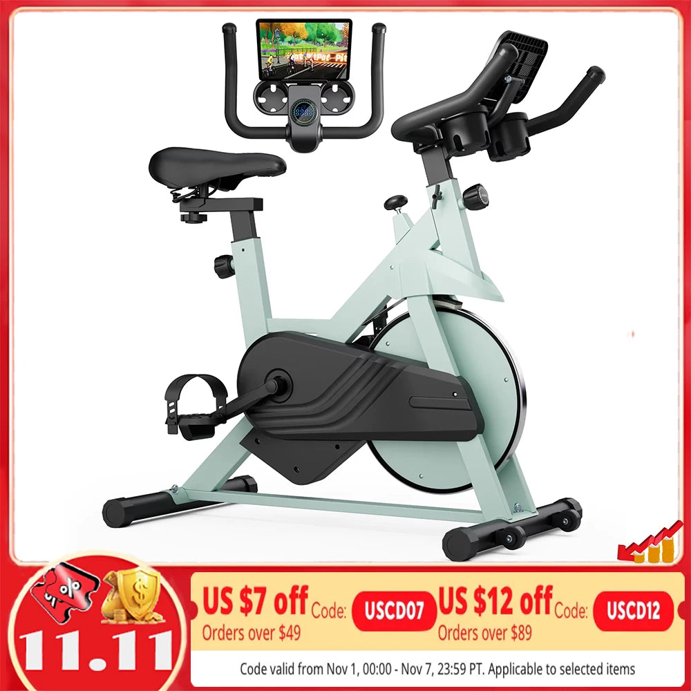 Superun Exercise Bike 32 Level Magnetic Resistance For Home Gym Low Noise