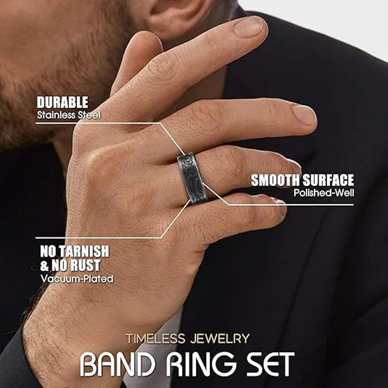 IP68 Waterproof Smart Ring Fitness Tracker with Sleep Monitor, Pedometer and 20+ Exercise Modes