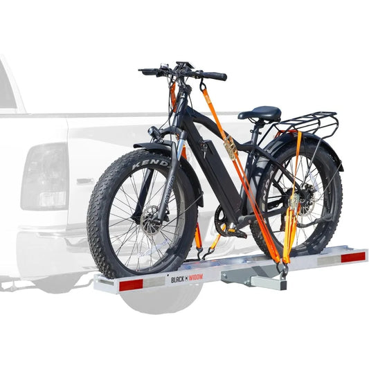 E Bike Fat Tire Bike Rack Roll On Ramp 400 Lb Capacity Anti Rattle Device