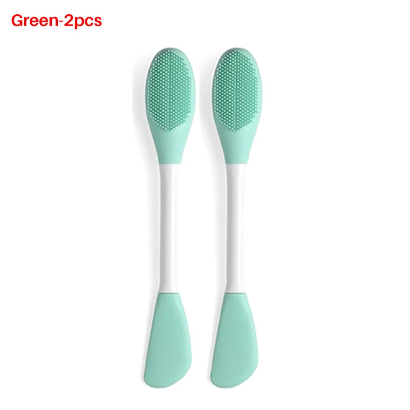 HMQ Beauty Professional-Grade Silicone Facial Masking Applicator And Dual-Head Spatula