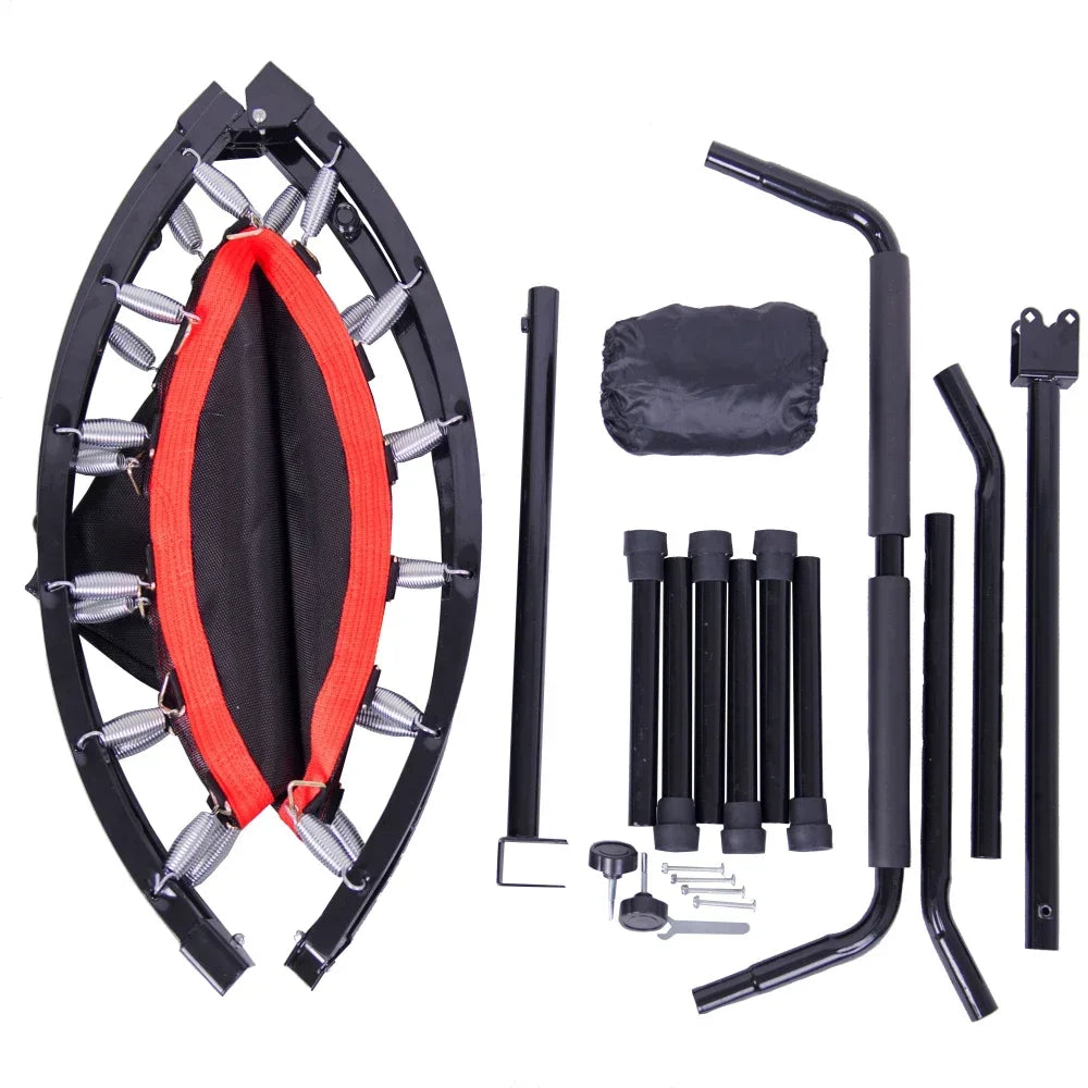 40 Inch Mini Exercise Trampoline Indoor Rebounder With Safety Pad 300 Lbs