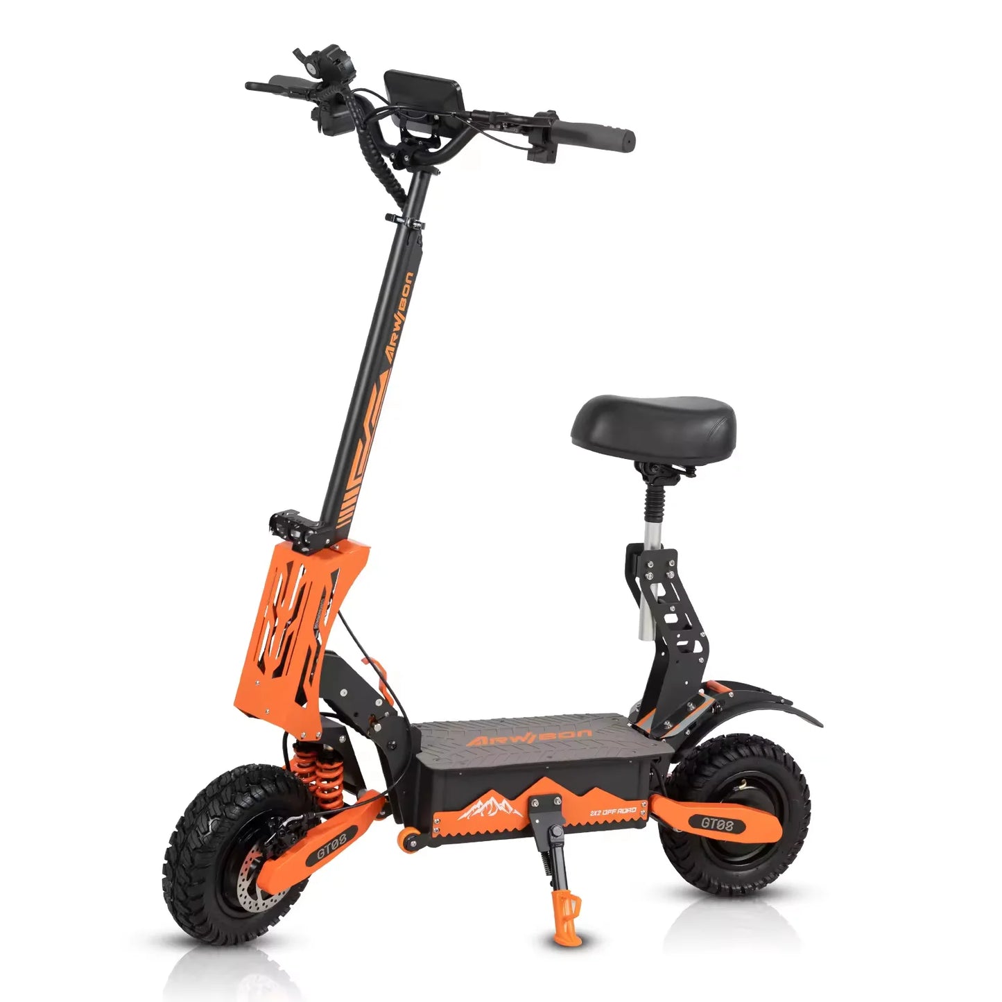 Arwibon 5600W Dual Motor ElectricallyPowered Scooter With AllTerrain Seat FoldingMechanism