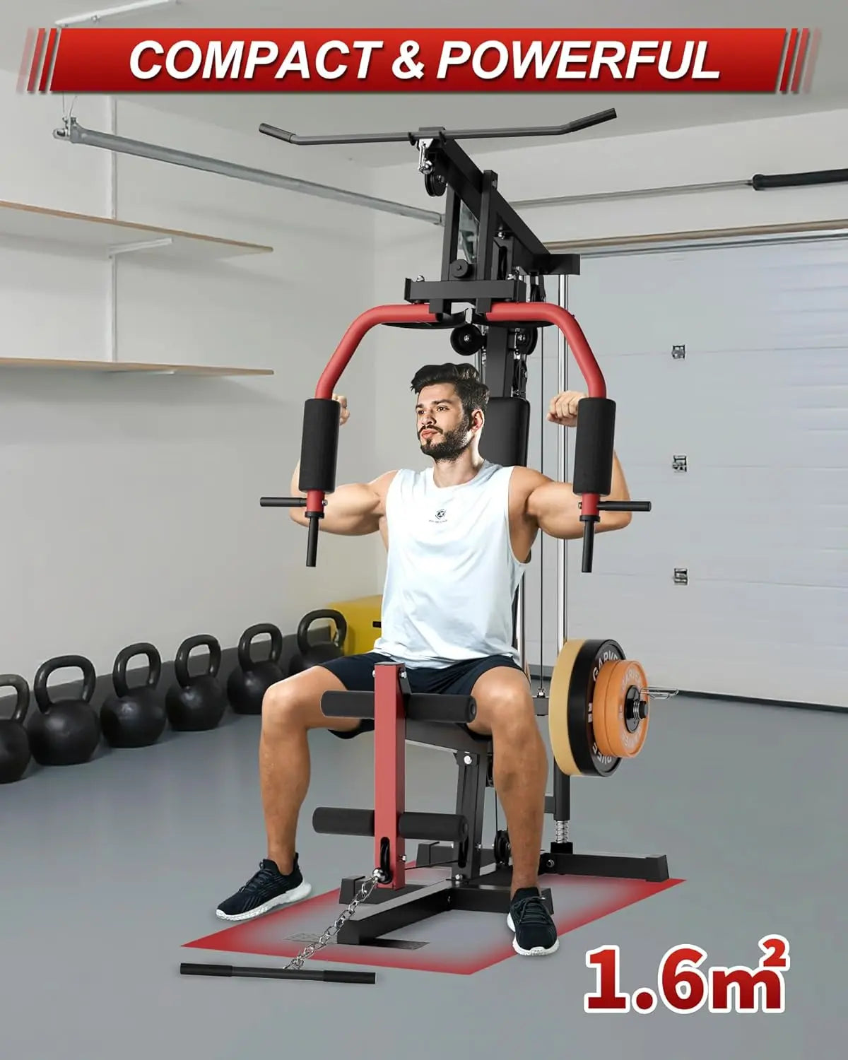 HiMISS All-in-One Home Gym Machine for Full Body Training