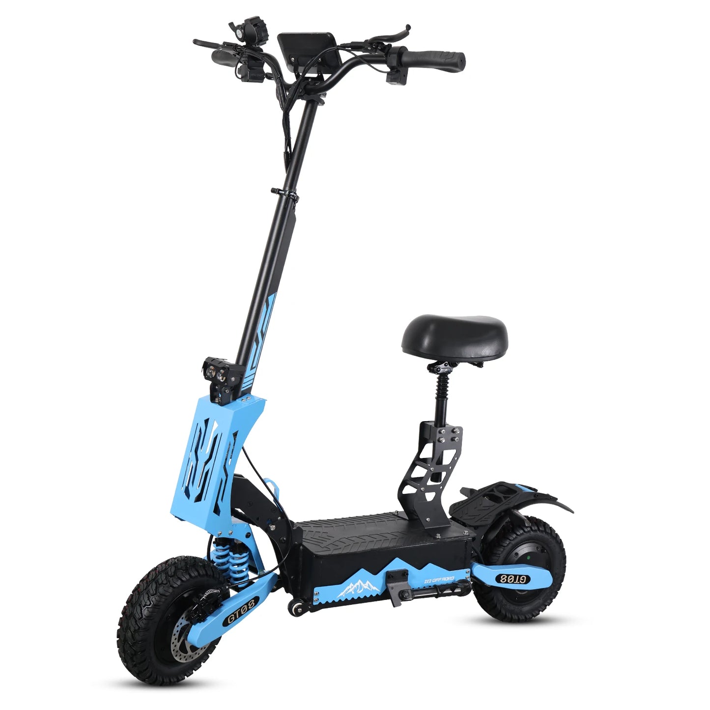 Arwibon 5600W Dual Motor ElectricallyPowered Scooter With AllTerrain Seat FoldingMechanism