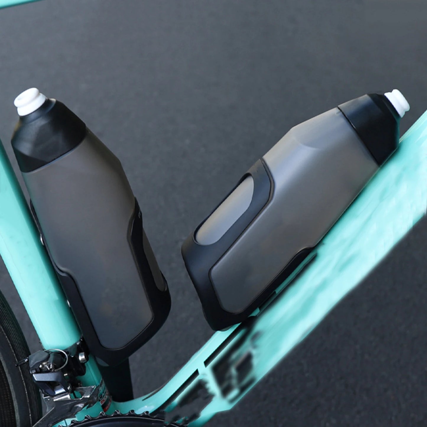 Bicycle Aerodynamic Water Bottle Bracket Set 600ml For Cycling And Sports