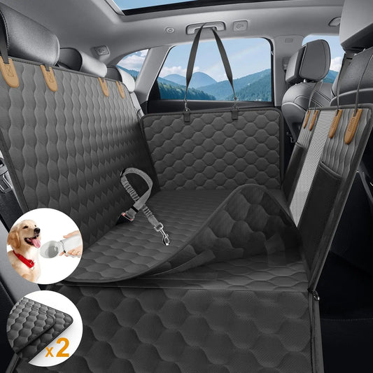Wedyvko Waterproof Foldable Dog Car Seat Hammock And Back Seat Protector For Cars