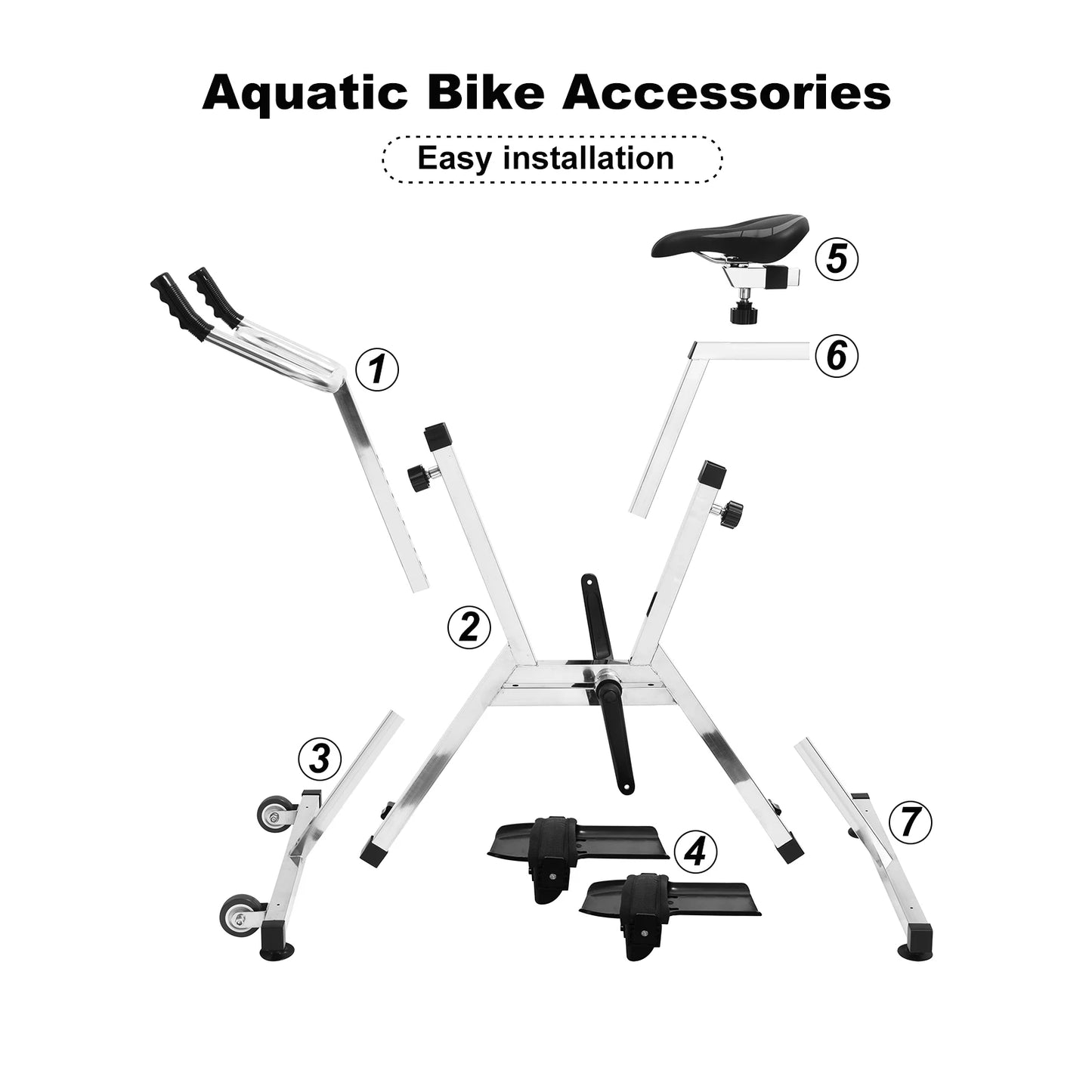Aquatic Bike Pool Exercise Bike For Fitness Centers Home Gyms