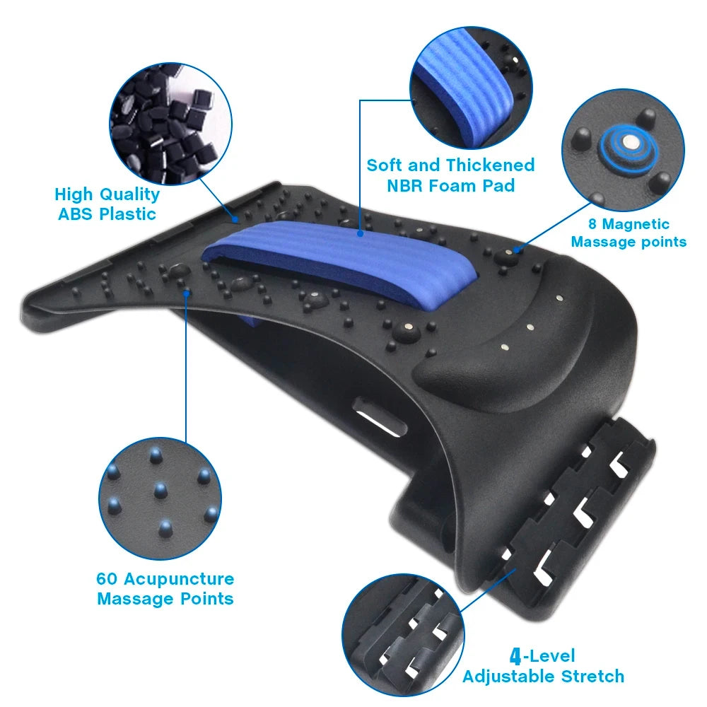 Magnetic Therapy Back Stretcher Massager For Relaxed Muscles