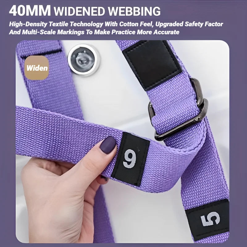 Adjustable Aerial Yoga Strap for Stretching and Flexibility Training