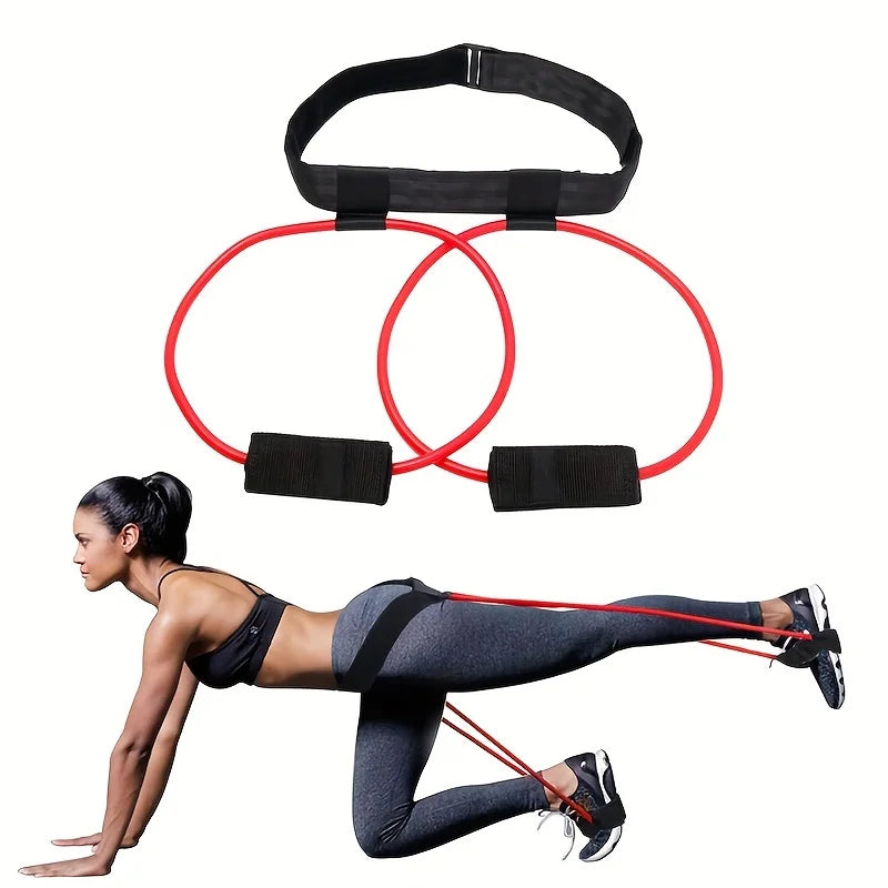 Yoga Leg Slimming Elastic Traction Belt For Hip Fitness And Butt Lifting