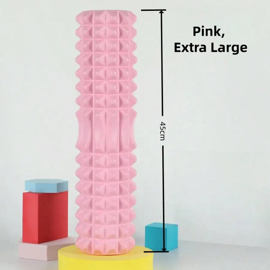 Foam Yoga Massage Roller Textured Deep Tissue For Muscle Recovery