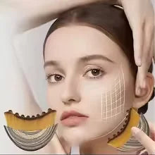 Lymphatic Contour Face Brush Ergonomic Drainage Massager LBHL31