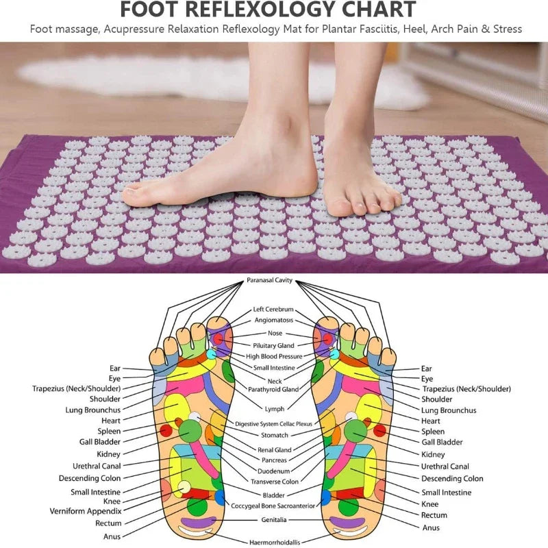 Acupressure Massager Cushion Pillow For Back Pain Relief And Yoga Relaxation