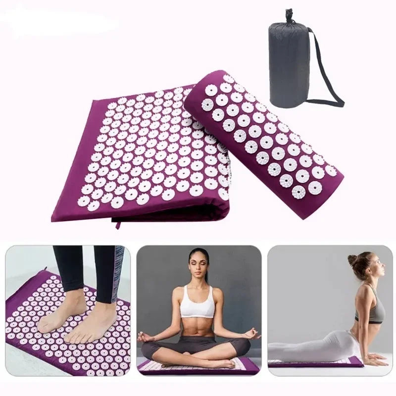 Acupressure Massager Cushion Pillow For Back Pain Relief And Yoga Relaxation