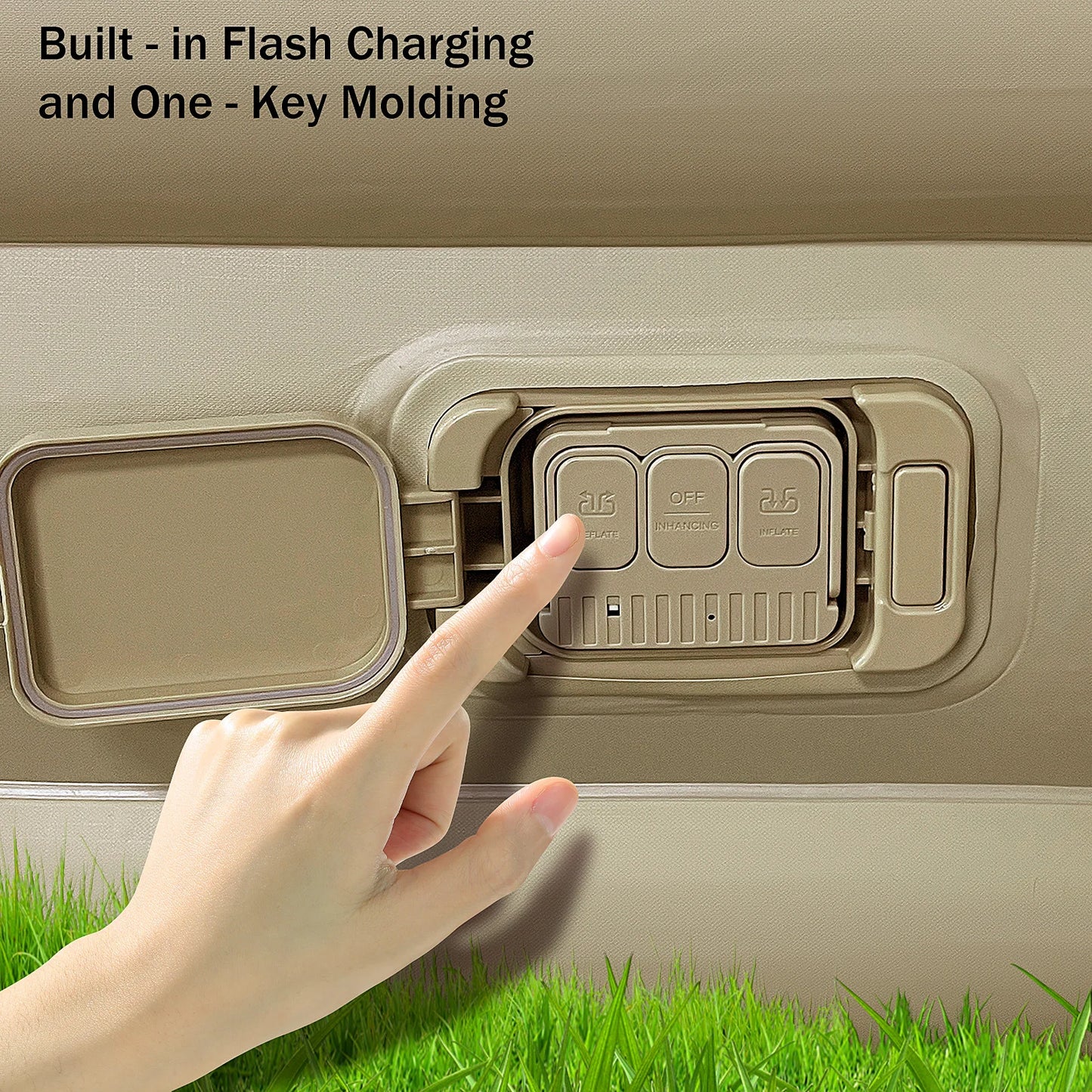 Automatic Inflatable Mattress With Pillow For Home Camping Outdoor Car Travel