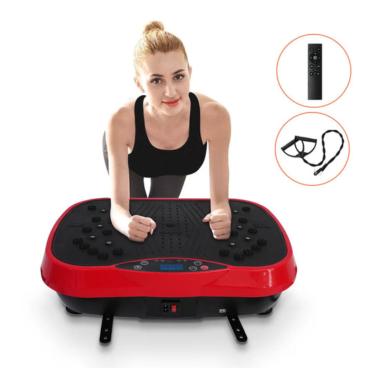H Vibration Plate Exercise Machine Fat-Burning Home Fitness