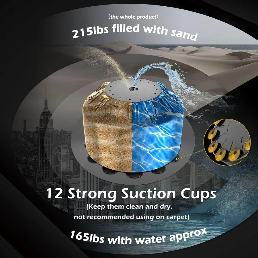 XMSJ Freestanding Punching Bag With Boxing Gloves Suction Cup Base