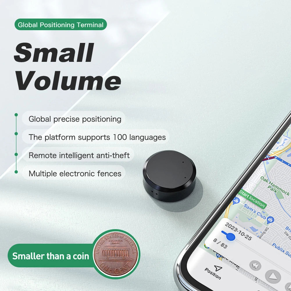 ALLOYSEED Mini GPS Tracker Car Vehicle Pet Wallet Locator Anti Theft