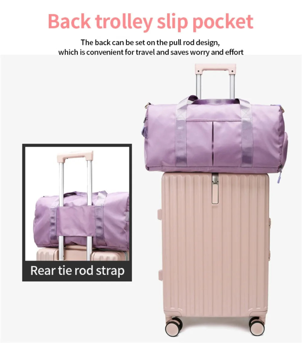 Luyo Ultradurable Waterproof Yoga Bag With Comprehensive DryWet Separation Capacity