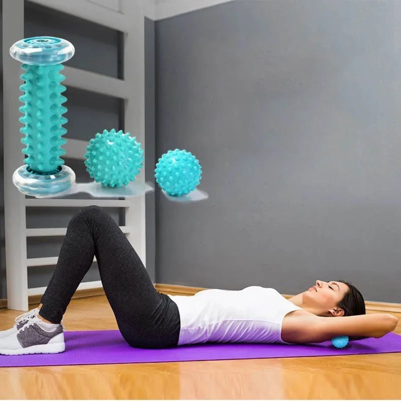 Manual Foot Massager Roller Ball for Plantar Fasciitis and Full Body Relaxation