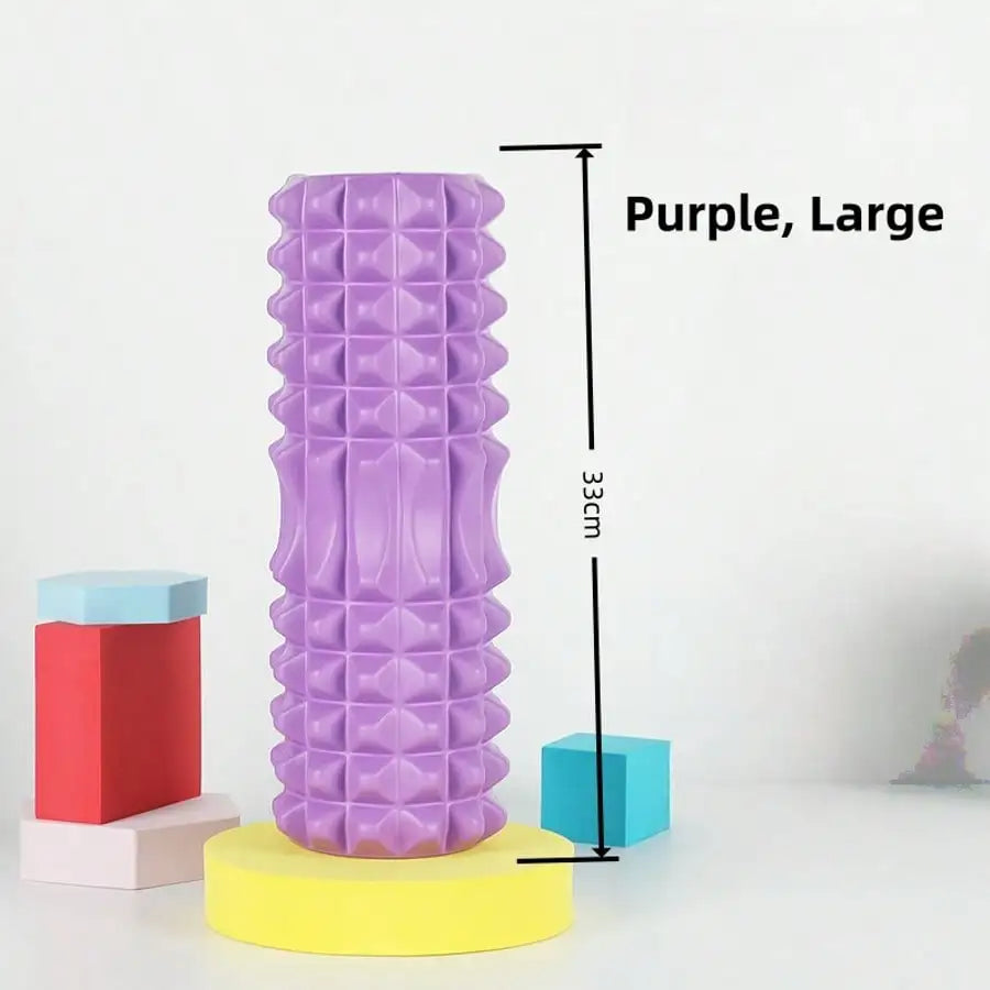 Foam Yoga Massage Roller Textured Deep Tissue For Muscle Recovery