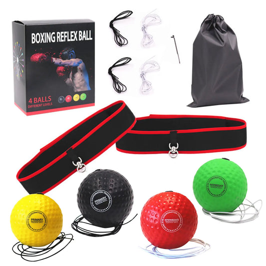 Boxing Reflex Ball Headband Adjustable for Speed and Hand Eye Coordination