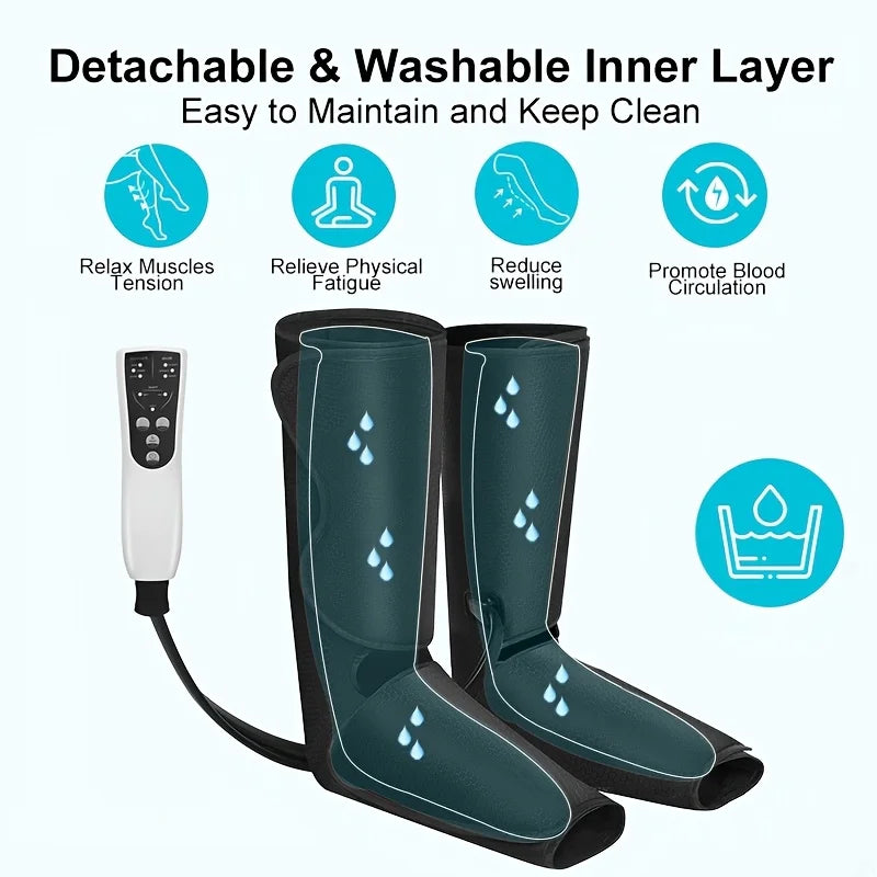 Sejoy Leg Wrap Massager UltraHeatedAir Calf Circulation Enhancement Therapy PainRelief