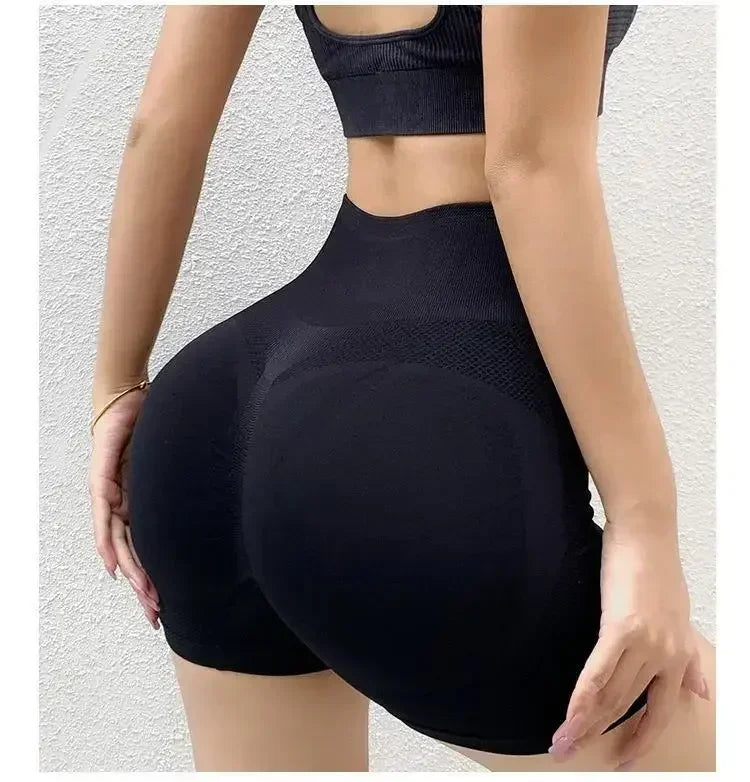 Yoga Set For Women Seamless Sports Bras And Shorts