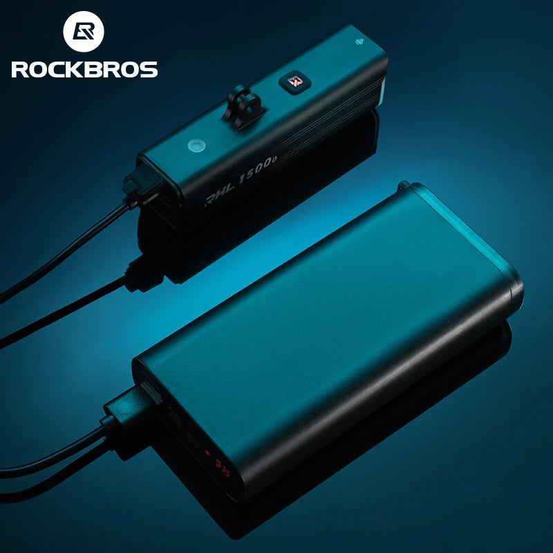 RockBros 1500LM Aluminum Alloy Front Bicycle Light TypeC Charging