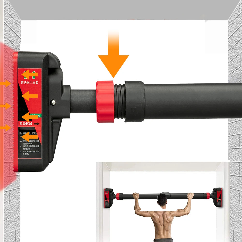 TWISTER.CK Doorway Pull-Up Bar With Level Gauge, Adjustable 69-92cm
