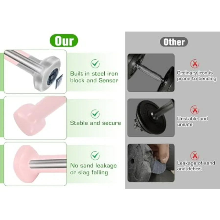 Smart Electronic Dumbbell With Counting And Timing