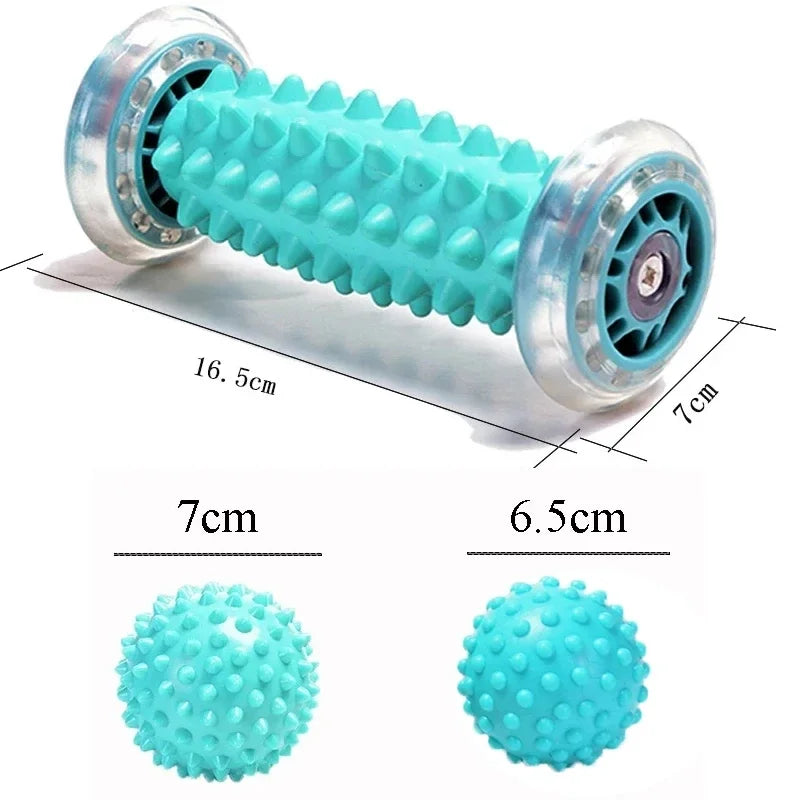 Manual Foot Massager Roller Ball for Plantar Fasciitis and Full Body Relaxation