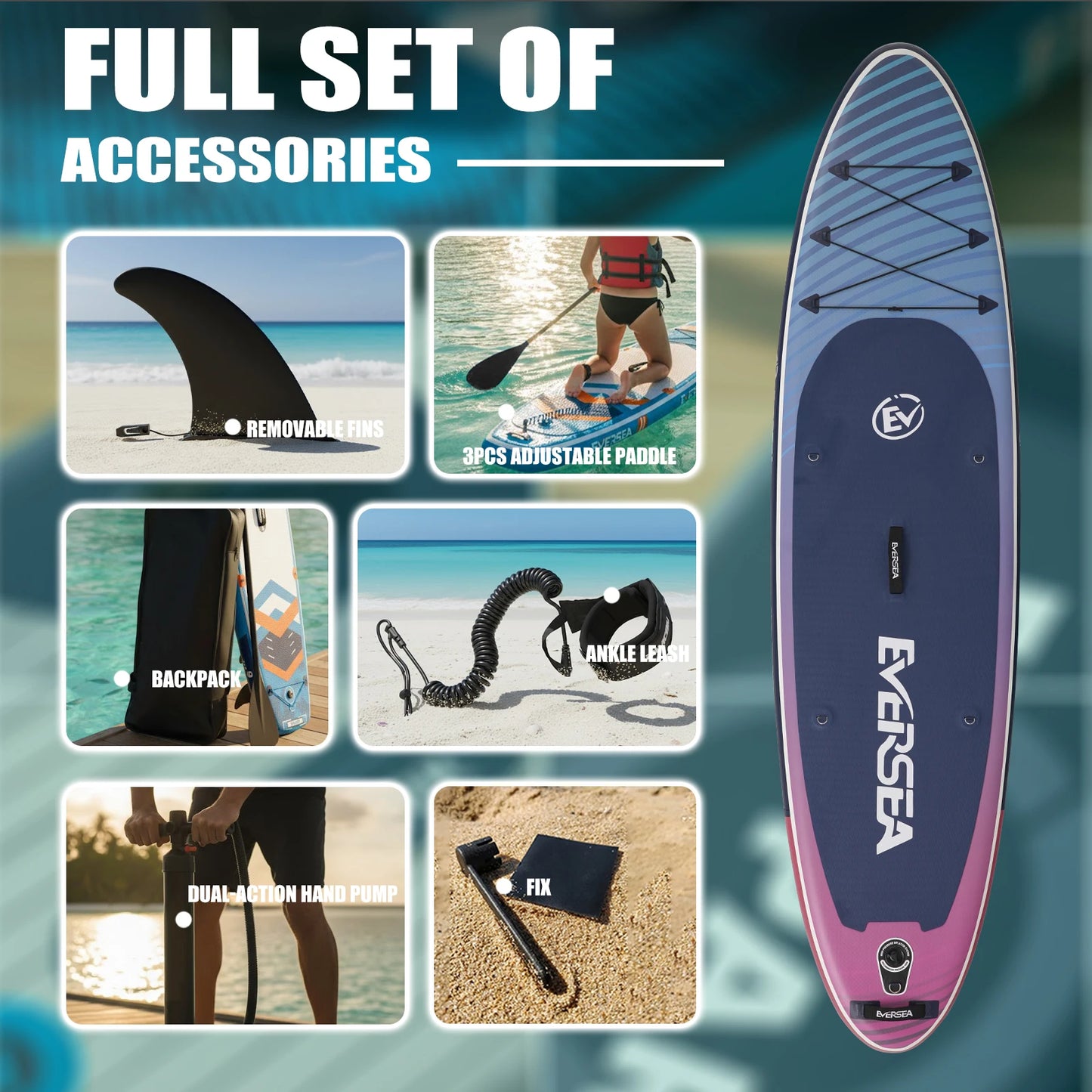 Eggory Inflatable Stand Up Paddleboard Family Friendly For Travel