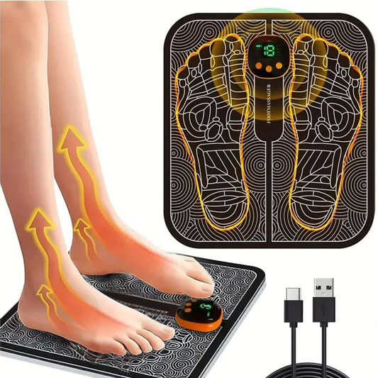 EMS Foot Massager With Remote Control For Muscle Relaxation And Leg Massage