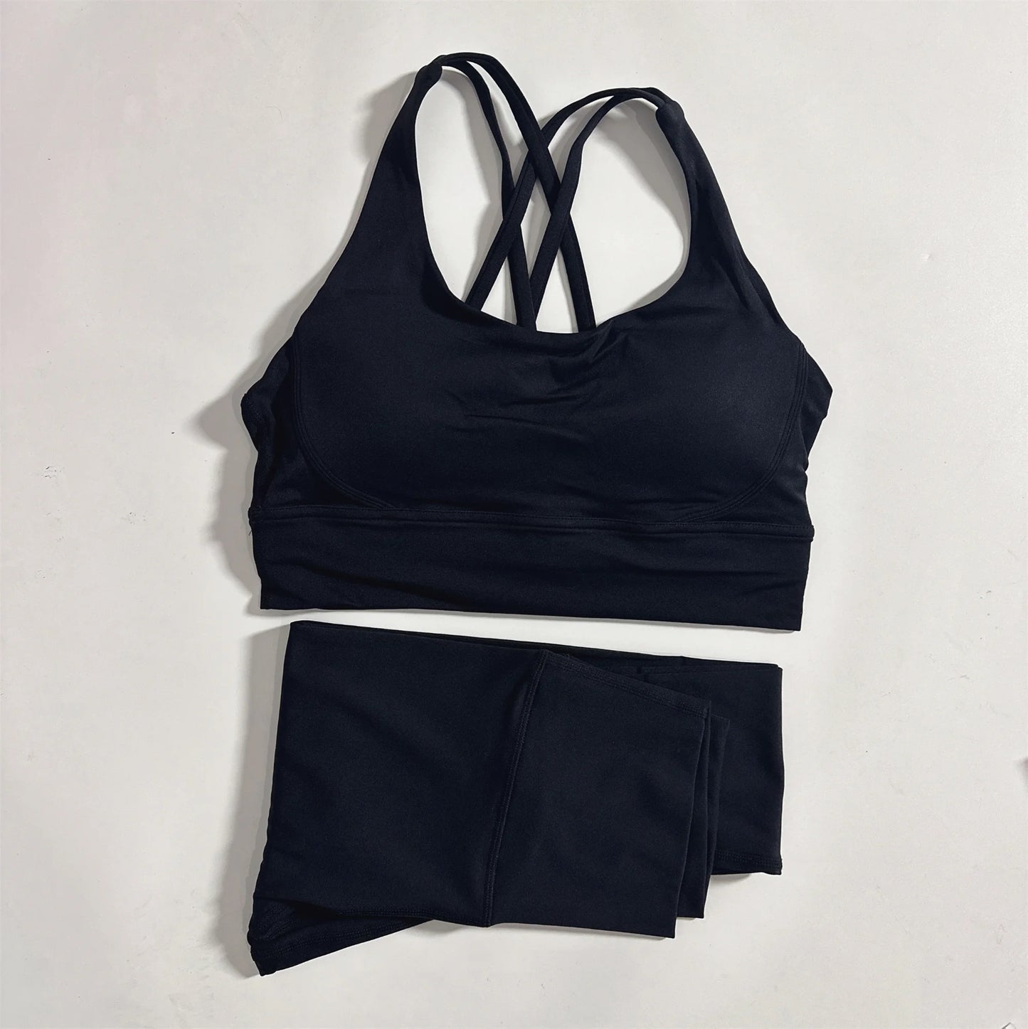 Women's 2-Piece Yoga Set With Bra And High-Waist Leggings