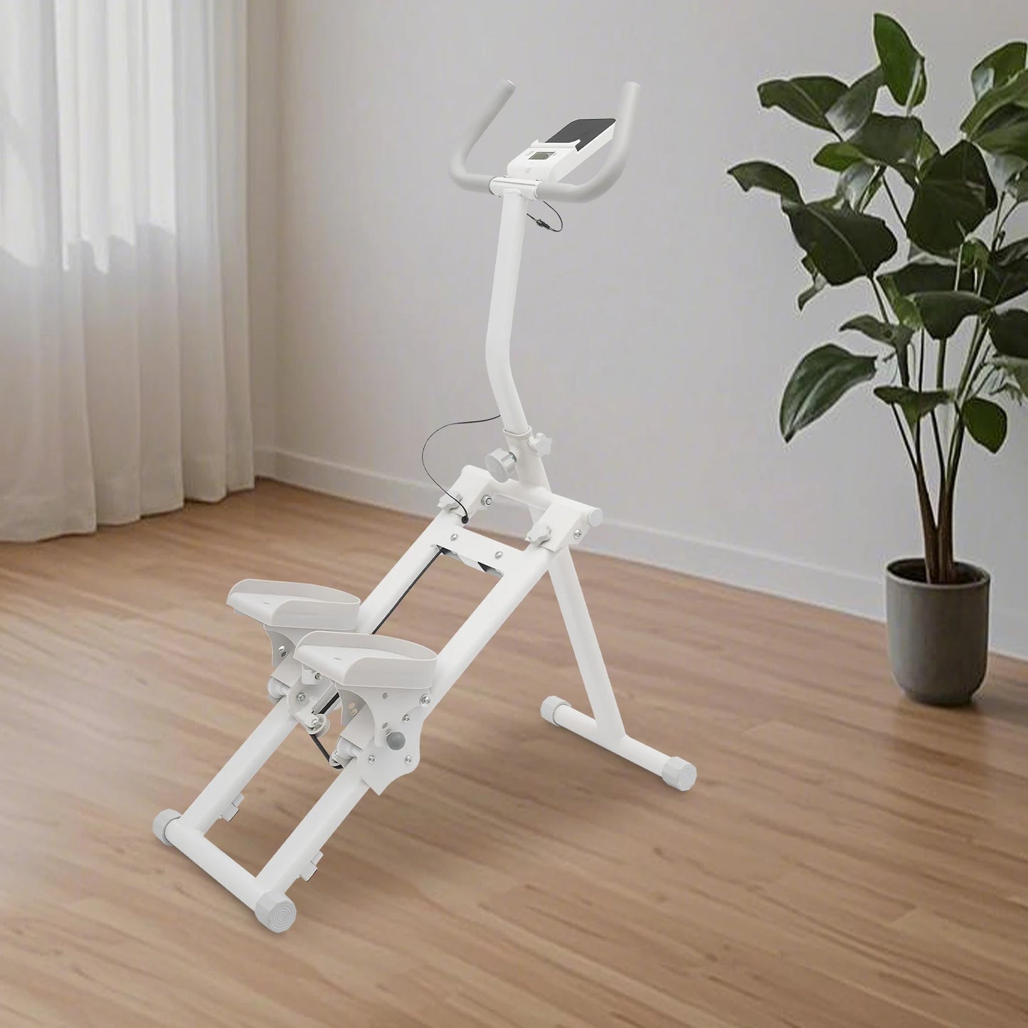 High-concerned Foldable Stair Stepper With Three-Stage Heavy-Duty Resistance And Angles