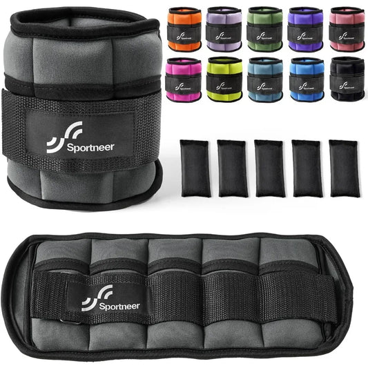 LISM Adjustable Ankle Weights Two Four Six Eight Ten Pounds