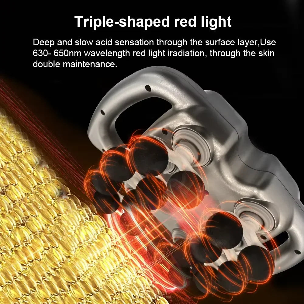 Professional Fascia Gun 16 Head Muscle Massager Deep Tissue Vibration Relief