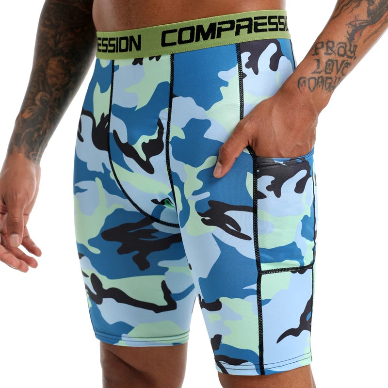 Jeephoo Men's Athletic Compression Shorts Lightweight Quick Dry Running Gear