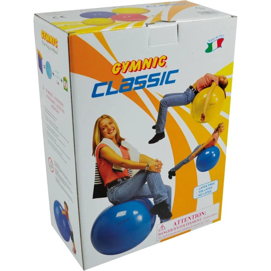 Gimniku 45 Balance Ball Yellow 17.7 Inches PVC Ages 3 Plus Physical Therapy