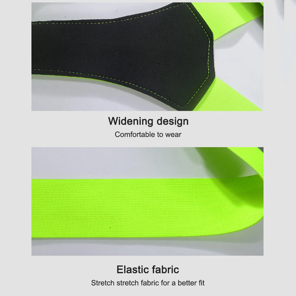 LED Glowing Reflector Straps Adjustable Reflective Running Vest High Visibility