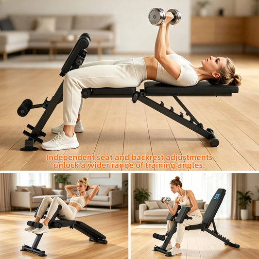 Adjustable Multi Purpose Weight Bench For Home Gym Training