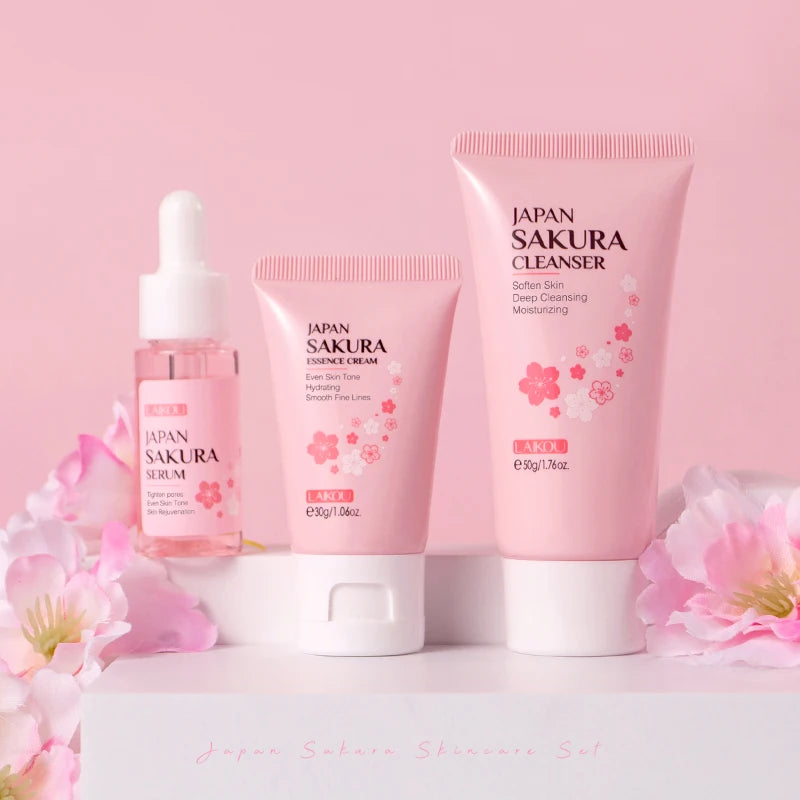Laikou Sakura Skincare Set Moisturizing Anti-Aging Kit