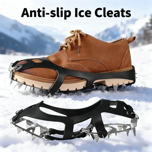 18 Teeth Ice Gripper Spike For Shoes Winter Anti Slip Crampons