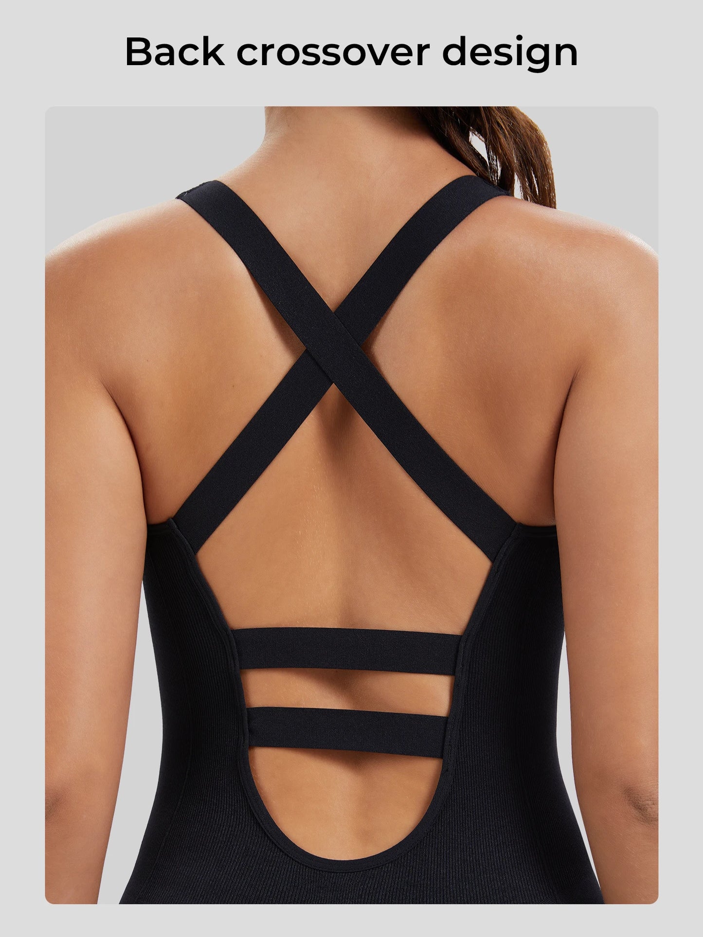 Seamless Knit Booty Lifting Bodysuit For Quick-Dry Yoga