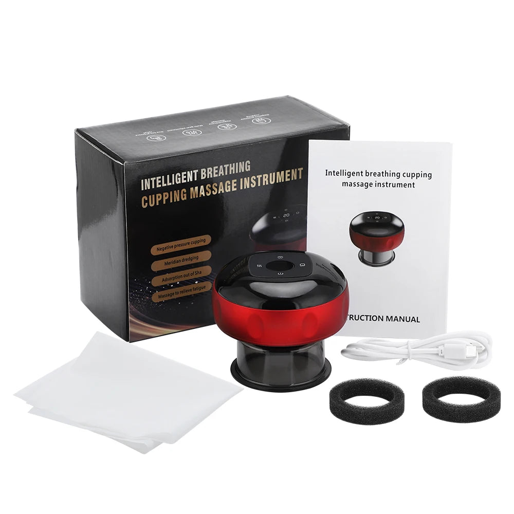 PastSky Electric Heating Vacuum Cupping Massage Device for Health