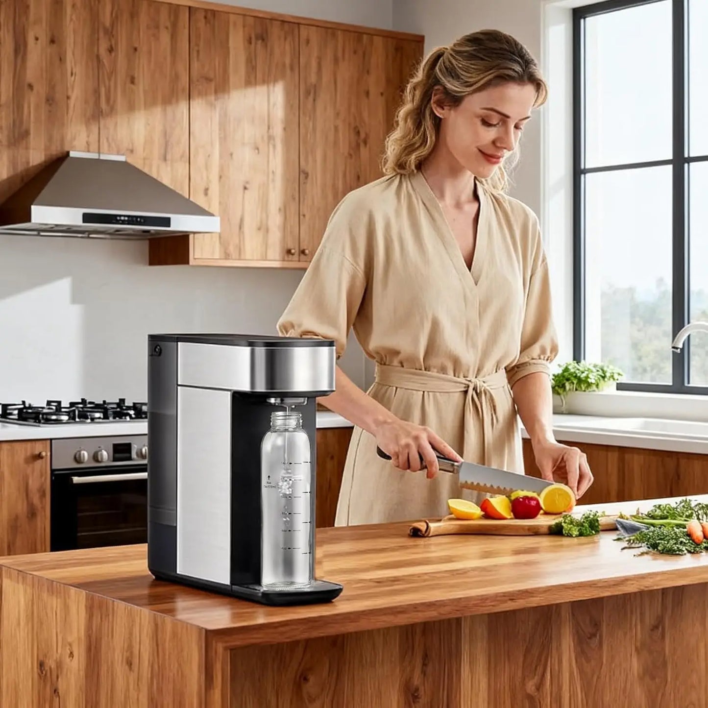Premium Glass Juice Bottles With Airtight Lids BPA Free