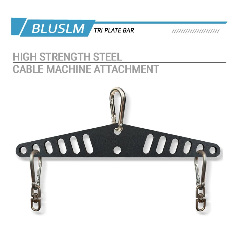 Lat Bar Attachment Multi Grip Cable Pulldown Handle
